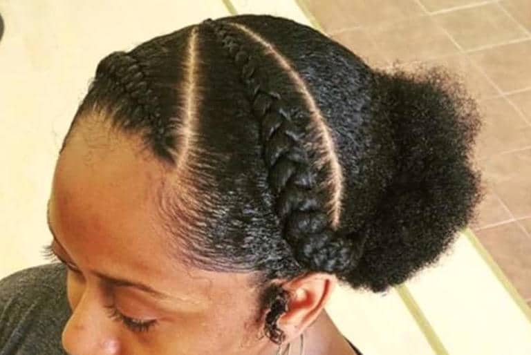 Sleek natural braid. Photo: @angela_wholesalehairvendor Source: Instagram