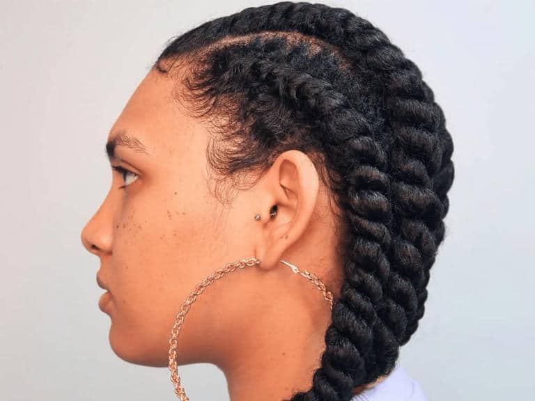 Chunky twists. Photo: @sosodarl Source: Instagram